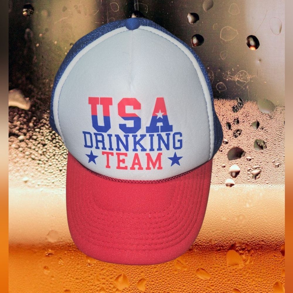 OTTO Collection Trucker Hat USA DRINKING TEAM